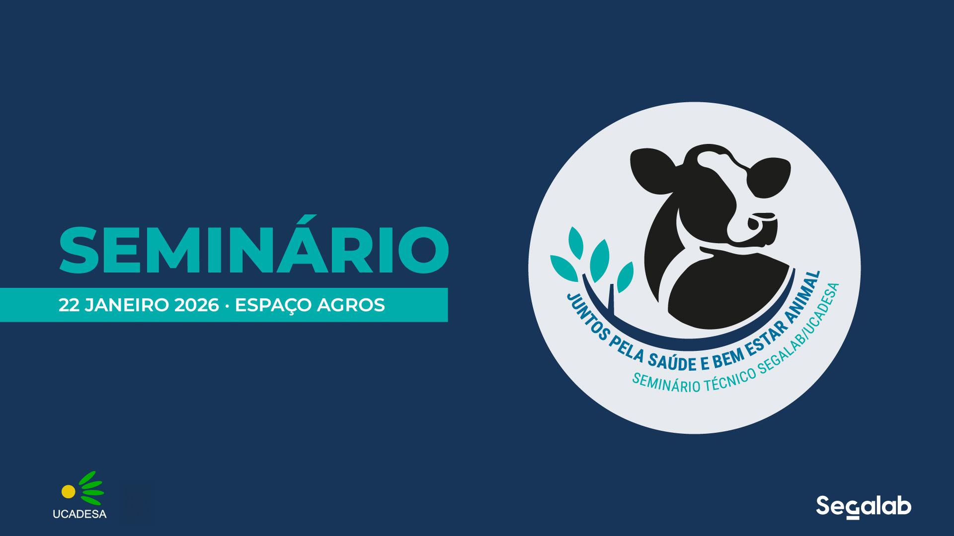 Seminário técnico SEGALAB/UCADESA reforça compromisso com a Saúde e o Bem-Estar Animal.